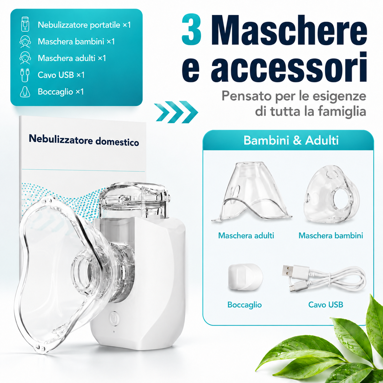 GoNeb - Mini Nebulizzatore Portatile